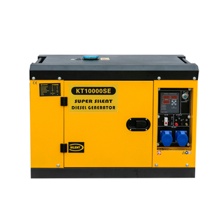 KT10000SE silent Twin-cylinder diesel generator with engine